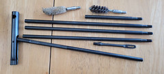 Hunting Rifle Gun Cleaning Kit Set Military Style w Pouch Used no oil US Seller