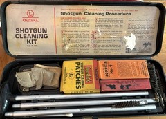 VINTAGE OUTERS RIFLE CLEANING KIT ALL CALIBERS WITH ORIGINAL BOX & CONTENTS