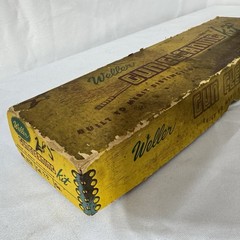 Vintage 50’s Erwin Weller Co. Gun Cleaning Kit Sioux City USA Yellow 4 Boxes
