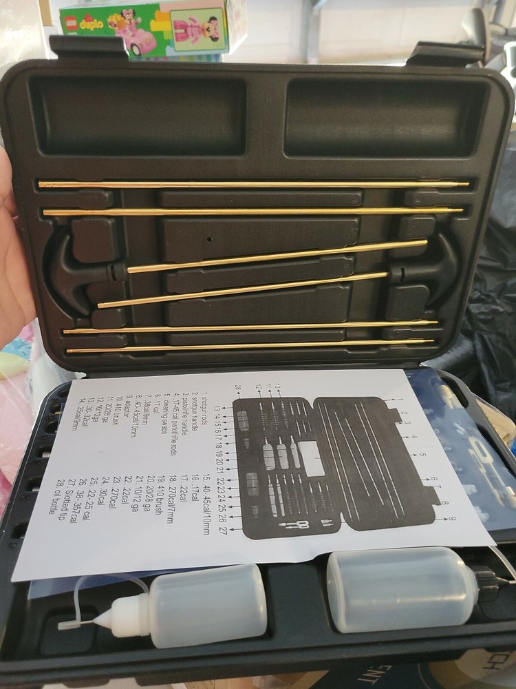 GLORYFIRE GF-7962 1 Gun Cleaning Kit – Black Travel size case