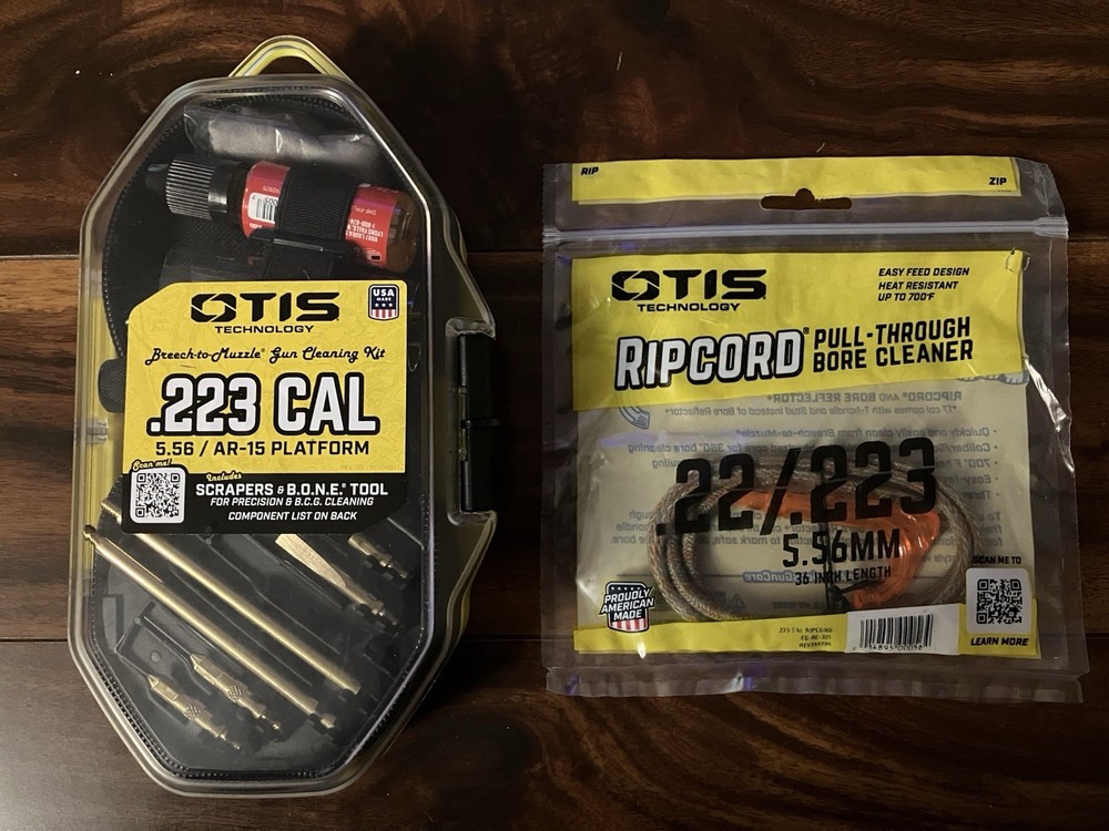 Otis Technology .223/5.56 Gun Cleaning Kit Original Set w/Ripcord Bore Cleaner