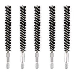 .250 cal 5 Pack Nylon Bristle Bore Cleaning Brush 8×32 Thread with 50 Patches