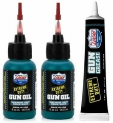 LUCAS 1oz Extreme Duty Gun Rifle Oil Needle Oiler 10875 x2 & Grease Tube 10889