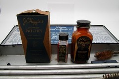 Vintage J.C. Higgins No. 710 Shotgun Gun Cleaning Kit w/ Case Oil & Bluer