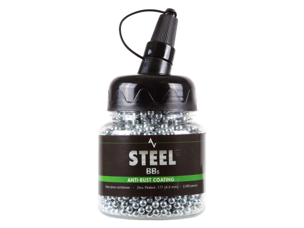 Air Venturi Steel BBS, 177 Cal, 5.1 Grains, .177 Caliber/4.5 mm, Chrome