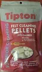 Tipton Felt Cleaning Pellets #1099941 for .375 Caliber 50 Count GJ