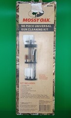 NEW 58 Piece Universal Gun Cleaning Kit, Haas Outdoors, Mossy Oak, Shotgun Shell