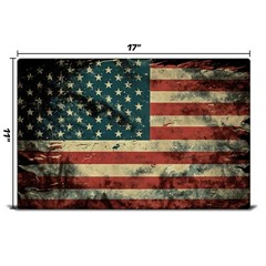 Factory Crafts Gun Cleaning Maintenance Premium Mat Non-Slip Waterproof -USAFlag