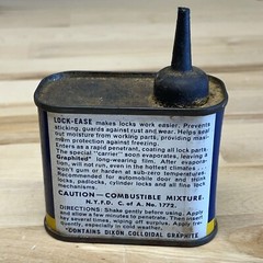 Lot of 2 Vintage Cleaning Products US Army Issued Gun Bore Cleaner & Lock-Ease