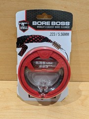 Real Avid Barrel Snake .223/5.56mm Deep Cleaning Gun Cleaner Red Black With Case