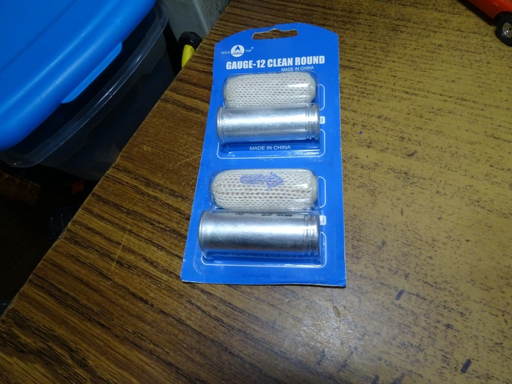 Gold Top 12 Gauge Cleaning Round