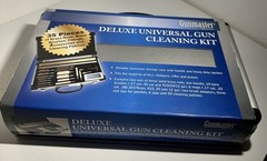 Gunmaster 35 Piece Universal Gun Cleaning Kit Wood Case