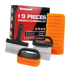 Upgraded Griddle Cleaning Kit for Blackstone, Flat Top Grill Cleaner Set 19