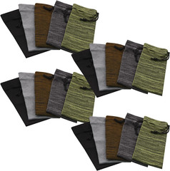 RUBY.Q 5/10/20Pcs Handgun Socks, 16In Silicone Treated Knit Gun Socks
