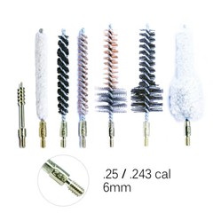 MaximalPower 7PC Gun Cleaning Bore Brushes Combo -.22/.243/.270/.30cal