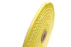 YELLOW KNIFE EDGE MUSLIN RAZOR BUFF 6” TREATED CHEMKOTE BUFFING WHEEL 2 Pcs