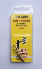 Pro Shot Brass Patch Holder for Shotgun / Slug Gun of All Gauges