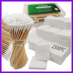 1700PCS gun cleaning supplies—1500PCS Gun Cleaning Patches +200PCS Gun Cleanin