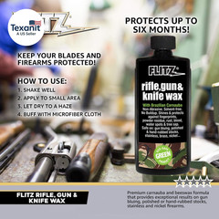 Rifle, Gun, Knife Wax – 7.6Oz Bottle of Usa-Made, Premium Beeswax & Carnauba Wax