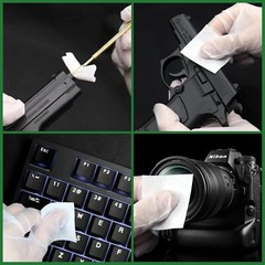 1500PCS Gun Cleaning Patches,2″X2″ Lint Free Gun Cleaning Cloth,Professional Wip