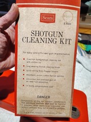 Vintage Sears Shotgun Cleaning Kit NOS 12-16 Gauge 20221 New