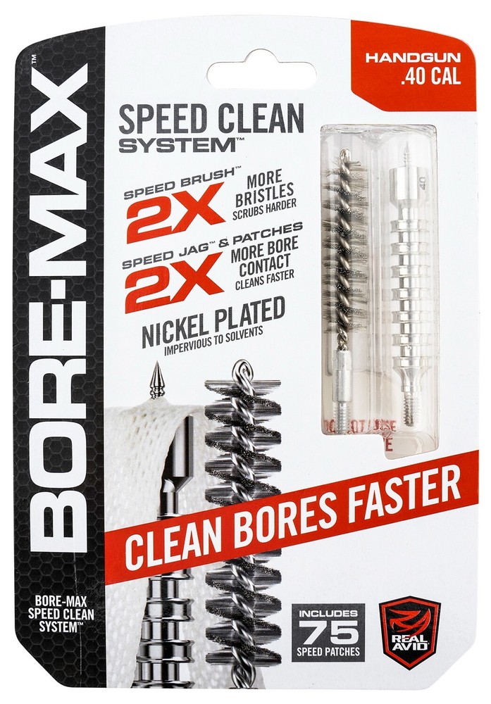 Real Avid AVBMSET40 Bore-Max Speed Clean Upgrade Set 40 Cal