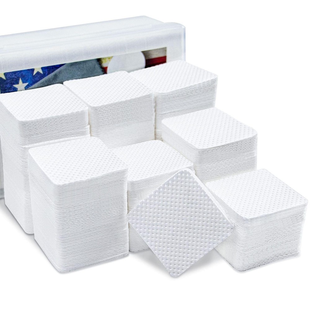 1100 Thicken Gun Cleaning Patches with Storage Case Highly Absorbent Gun Pat
