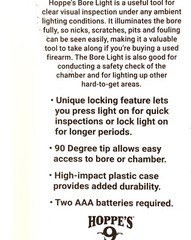 Hoppe’s Bore Light Illuminated Fiber Optic – BRL1
