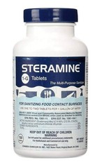 Edwards-Councilor S150E48 Steramine Sanitizer Tablets Sanitabs 150 Count