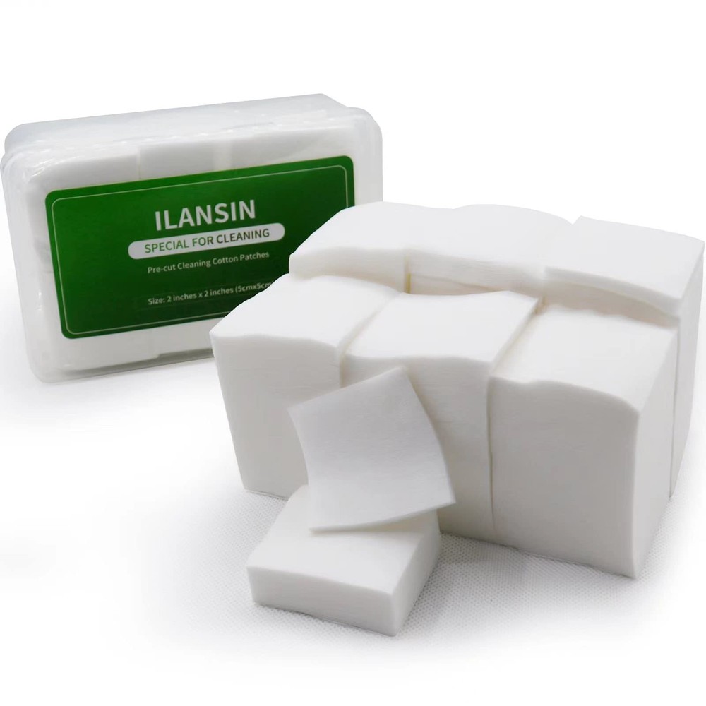 ILANSIN 1000 Thicken Gun Cleaning Patches with Storage 1000 Cotton