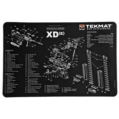 TekMat R17-XDE Springfield TekTowel Gun Clean Pistol Handgun Cleaning Mat