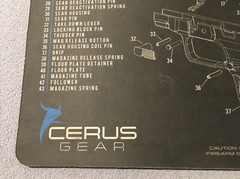 Cerus Gear For Smith & Wesson S&W M&P Shield Armorers Cleaning Mat PREMIUM USA