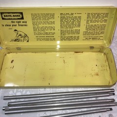 Vintage Brite-Bore Deluxe Gun Cleaning Kit 12 Piece May Not Be Complete Partial