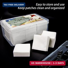 Thicker Gun Cleaning Patches, 2” Highly Absorbent Low- Free Gun Patches, for .2