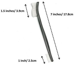 MaximalPower Double-Ended Nylon Firearm Cleaning Brush For Pistol Rifle Shotgun
