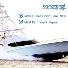 Marine Coat One Iso/Npg Premium Marine Gel Coat Repair Kit Clear Wax Offers Uv