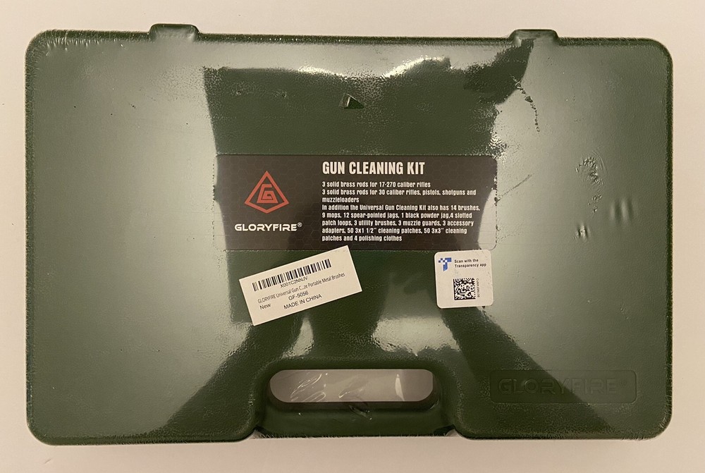 NEW!! Gloryfire Universal Gun Cleaning Kit Rifle Handgun Shotgun Travel Case