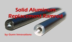 26″ Replacement Ramrod for Knight Muzzleloader Solid Aluminum (9mm Dia)