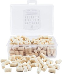 .25 Caliber Cleaning Pellets with Storage Box Ideal for Gun Maintenance