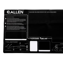 Allen Company Waterproof Firearm Cleaning Mat, 45.5″L x 16″W, Black, Neoprene, N
