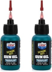 2 PACK Lucas Extreme Duty Liquid Gun Oil 1 oz Plastic Bottle | Needle Oiler