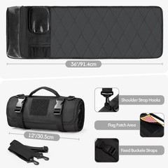 Tactical Cleaning Mat with Tool Storage Pocket, Roll Up Shotgun Maintenance P…