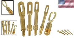 Lightweight Solid Brass Slotted Tip Jags – Essential for Firearm Maintenance