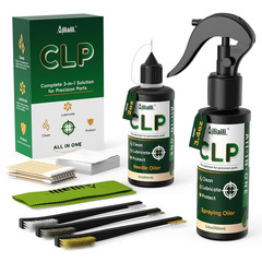 Gun Cleaning Oil Kit – All-In-One CLP Gun Cleaner Set with 3.4Oz Cleaning Oil, 2