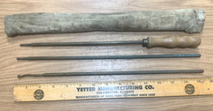 Marbles No 9728 Jointed Rifle Rod .28 Caliber and Up 36″ Brass in Canvas pouch