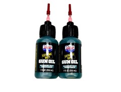 2 PACK Lucas Extreme Duty Liquid Gun Oil 1 oz Plastic Bottle | Needle Oiler