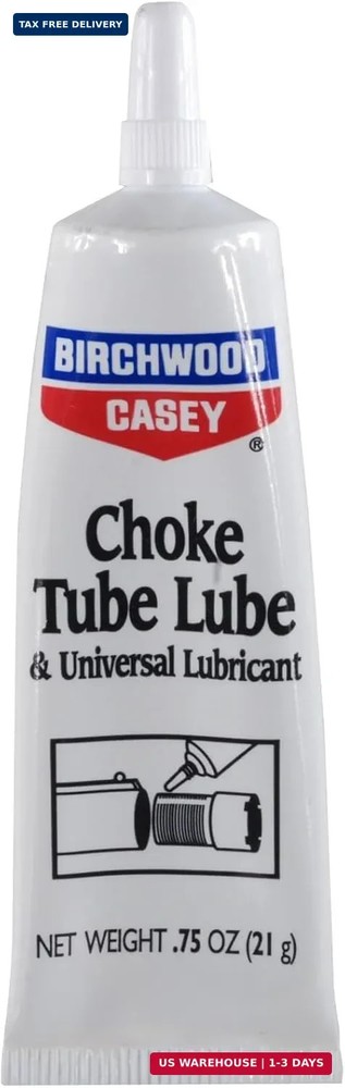 Birchwood Casey Choke Tube Lube Grease, 0.75oz Universal Gun Lubricant for Choke