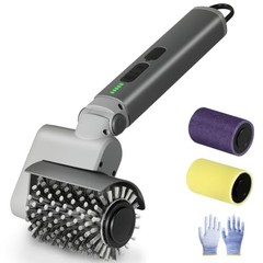 Electric Grill Brush, Cordless Grill Cleaning Kit for Outdoor | 3-Angle