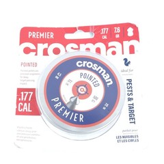 Crosman 7-P577 Pointed .177-Caliber Pellets, 1.00 x x 1.00″, lead