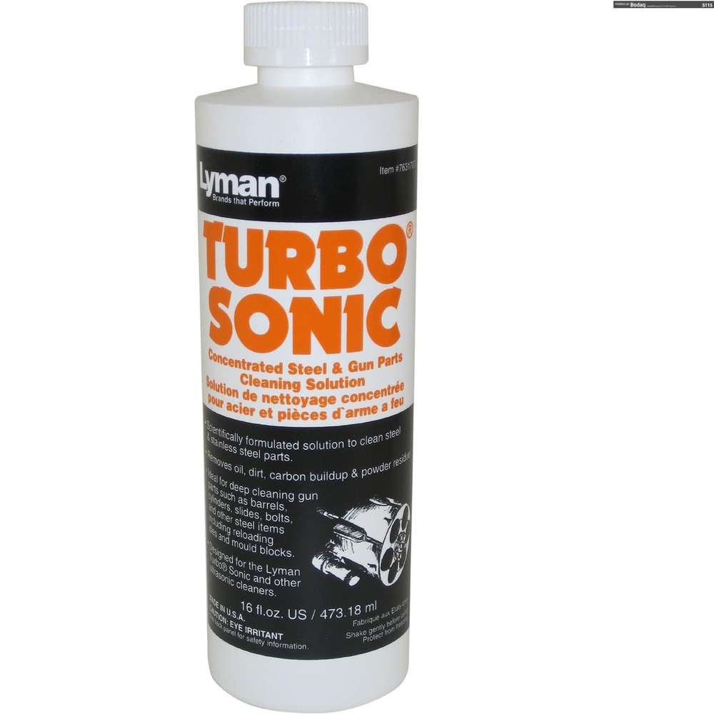 16oz Turbo Sonic Concentrate: Gun Cleaning Solution for Ultrasonic Use
